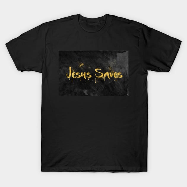 JESUS SAVES 2 T-Shirt by YAZERU